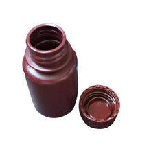Load image into Gallery viewer, Reagent Bottle (Narrow Mouth) HDPE Plastic mold Plastic Amber color 60 ml (Pack of 1)