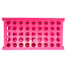 Load image into Gallery viewer, Centrifuge Tube Rack Foldable Space Saving for 15 ml, 45 holes Polypropylene mold Laboratory Plastic Tube Rack Holder (Pack of 1)