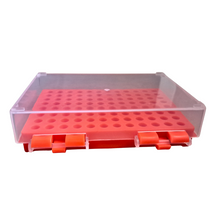 Load image into Gallery viewer, PCR Tube Rack with Hinges | Rack for 96 PCR Tubes of 0.2 ml Pack of 1 any color