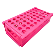 Load image into Gallery viewer, Centrifuge Tube Rack Foldable Space Saving for 15 ml, 45 holes Polypropylene mold Laboratory Plastic Tube Rack Holder (Pack of 1)