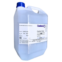 Load image into Gallery viewer, Distilled Water Qualigens Demineralized/De-ionized Water (TDS = 0), Great for Inverter Batteries, Medical Equipments and DIY Cosmetics 5 LTR Pack of 1