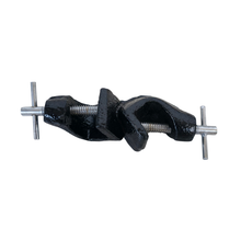 Load image into Gallery viewer, Boss Head cast iron for use with retort and black painted with strong screw to hold upto 12mm heavy Pack of 1 for Laboratory Rods Burette, Test Tube Clamp & Lab Support Stands