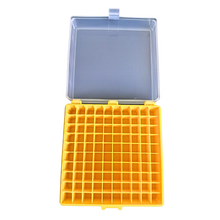 Load image into Gallery viewer, Cryo box (PP) 100 places for 1ml and 1.8 ml cryo vials, Cryo Box Vial Rack, Freezer Storage Fit for 2 ml Cryo storage Freezing Box (Pack of 1)