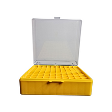 Load image into Gallery viewer, Cryo box (PP) 100 places for 1ml and 1.8 ml cryo vials, Cryo Box Vial Rack, Freezer Storage Fit for 2 ml Cryo storage Freezing Box (Pack of 1)