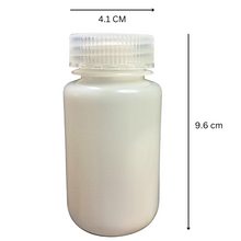 Load image into Gallery viewer, Reagent Bottle (Wide Mouth) HDPE (High Density Polyethylene) 125 ml Plastic For filling Liquid Pack of 1