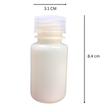 Load image into Gallery viewer, Reagent Bottle (Wide Mouth) HDPE (High Density Polyethylene) 60 ml Plastic For filling Liquid Pack of 1