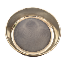 Load image into Gallery viewer, Jayant Test Sieve 200 mm Diameter BBS - 25 and ASTM - 30, 600 micron Pack of 1 stainless steel Mesh with Brass Frame For Laboratory and Uniform Fabrication for Smooth-Nesting