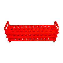 Load image into Gallery viewer, Plastic Test Tube Stand for Laboratory Use 3 TIER: 13 mm × 31 Holes Pack of 1 | Durable & Lightweight Science Lab Rack for Students, Schools, Colleges & Chemistry Experiments