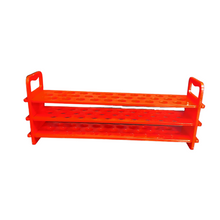Load image into Gallery viewer, Plastic Test Tube Stand for Laboratory Use 3 TIER: 13 mm × 31 Holes Pack of 1 | Durable & Lightweight Science Lab Rack for Students, Schools, Colleges & Chemistry Experiments