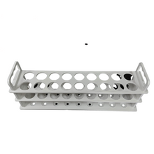 Load image into Gallery viewer, Plastic Test Tube Stand for Laboratory Use 3 TIER: 25mm × 18 Holes (Pack of 1) | Durable & Lightweight Science Lab Rack for Students, Schools, Colleges & Chemistry Experiments