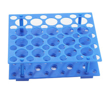 Load image into Gallery viewer, Centrifuge Tube Rack for 10ml/15ml/50ml Laboratory Plastic Tube Rack Holder Pack of 1