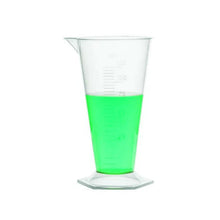 Load image into Gallery viewer, Conical Measure or Measuring Beaker 125ml Kitchen Laboratory Plastic Measurement Beaker Measuring Cup (Pack of 1)