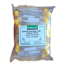 Load image into Gallery viewer, Centrifuge Tube 15 ml Graduated Polypropylene Gamma Radiation Sterile (1 Pack - 25 Pcs)