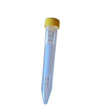 Load image into Gallery viewer, Centrifuge Tube 15 ml Graduated Polypropylene Gamma Radiation Sterile (1 Pack - 25 Pcs)