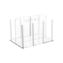Load image into Gallery viewer, Petri Dish Rack For 90 mm Clear Acrylic Hold up to 60 Dishes (Pack of 1)