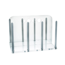 Load image into Gallery viewer, Petri Dish Rack For 90 mm Clear Acrylic Hold up to 60 Dishes (Pack of 1)
