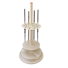 Load image into Gallery viewer, Pipette Stand Vertical Molded in Polypropylene 28 Place (Pack of 1)