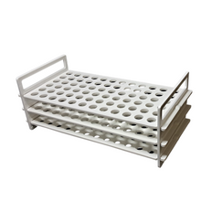 Load image into Gallery viewer, Plastic Test Tube Stand 3 TIER: 13 mm × 72 Holes Pack of 1 for Laboratory Use | Durable & Lightweight Science Lab Rack for Students, Schools, Colleges & Chemistry Experiments