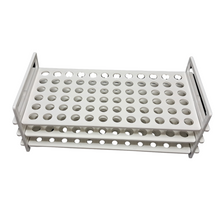 Load image into Gallery viewer, Plastic Test Tube Stand 3 TIER: 13 mm × 72 Holes Pack of 1 for Laboratory Use | Durable & Lightweight Science Lab Rack for Students, Schools, Colleges & Chemistry Experiments