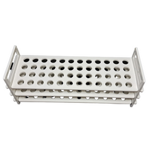 Load image into Gallery viewer, Plastic Test Tube Stand 3 TIER: 13 mm × 48 Holes Pack of 1 for Laboratory Use | Durable & Lightweight Science Lab Rack for Students, Schools, Colleges & Chemistry Experiments