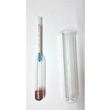 Load image into Gallery viewer, Lactometer with Glass jar or cup for milk Testing Milk Purity Tester (Pack of 1)