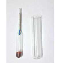 Load image into Gallery viewer, Lactometer with Glass jar or cup for milk Testing Milk Purity Tester (Pack of 1)