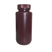 Load image into Gallery viewer, Reagent Bottle Plastic (Wide Mouth) HDEP Amber color 1000 ml Pack of 1