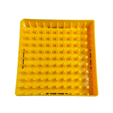 Load image into Gallery viewer, Cryo Box Polycarbonate Freezer Boxes, Vial Rack, Freezer Storage, 9 x 9 Array, 100 Place, 130mm Length x 130mm Width x 52mm Height. Fit for 1 ml, 1.8 ml and 2 ml Cryo Vials (Pack of One)