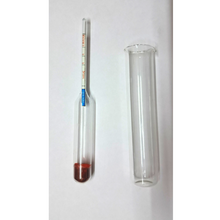 Load image into Gallery viewer, Lactometer with Glass jar or cup for milk Testing Milk Purity Tester (Pack of 1)