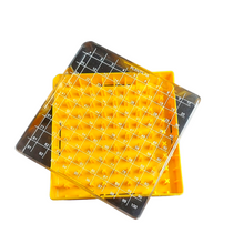 Load image into Gallery viewer, Cryo Box Polycarbonate Freezer Boxes, Vial Rack, Freezer Storage, 9 x 9 Array, 100 Place, 130mm Length x 130mm Width x 52mm Height. Fit for 1 ml, 1.8 ml and 2 ml Cryo Vials (Pack of One)