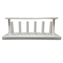 Load image into Gallery viewer, Test Tube Holder Cum Plastic Stand for industrial, Pathology and scientific laboratories 25 mm Diameter Tubes Pack of 1