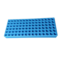 Load image into Gallery viewer, Scintillation Vial Rack For 90 Vails of 8 ml Scintillation Vials Pack of 1 | Polypropylene Autoclavable, Chemical Resistant & Durable Laboratory Organizer