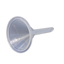 Load image into Gallery viewer, Analytic funnel long stem 35 mm PP Plastic  Mini Funnels for Bottle Filling, Perfumes, Essential Oils, Science Laboratory Chemicals, Arts & Crafts Supplies (Pack Of 5 Pcs, Mini Funnels)
