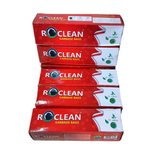 Load image into Gallery viewer, Garbage Bags ROCLEAN Biodegradable (Extra-Large) Size 76 cm x 94 cm Dustbin Bag/Trash Bag For Laboratory- Black Color 15 bags Pack of 1