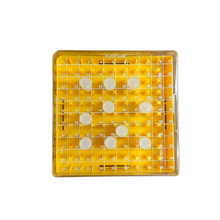 Load image into Gallery viewer, Cryo Box Polycarbonate Freezer Boxes, Vial Rack, Freezer Storage, 9 x 9 Array, 100 Place, 130mm Length x 130mm Width x 52mm Height. Fit for 1 ml, 1.8 ml and 2 ml Cryo Vials (Pack of One)