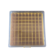 Load image into Gallery viewer, Cryo box (PP) 81 places for 1ml and 1.8ml cryo vials, Cryo Box Vial Rack, Freezer Storage Fit for 2 ml Cryo storage Freezing Box (Pack of 1)