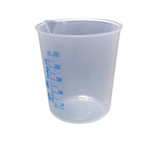 Load image into Gallery viewer, Beaker (Printed Graduation) Measuring Cup, Plastic Science Beaker Transperant 250 ml for Measuring Liquid in Home | Laboratory | School (Pack of 1)