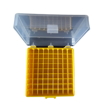 Load image into Gallery viewer, Cryo box (PP) 81 places for 1ml and 1.8ml cryo vials, Cryo Box Vial Rack, Freezer Storage Fit for 2 ml Cryo storage Freezing Box (Pack of 1)