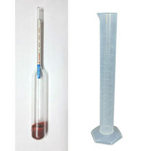 Load image into Gallery viewer, Lactometer with 100 ml measuring cylinder for milk Testing Milk Purity Tester (Pack of 1)