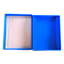 Load image into Gallery viewer, Microscope Slide Box For 25 Slides (Pack of 1)