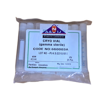 Load image into Gallery viewer, Cryo Vials / Storage Vials with Screw Cap 4.5 ml Gamma sterile Pack of 25 pcs