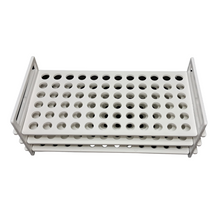 Load image into Gallery viewer, Plastic Test Tube Stand 3 TIER: 13 mm × 72 Holes Pack of 1 for Laboratory Use | Durable & Lightweight Science Lab Rack for Students, Schools, Colleges & Chemistry Experiments