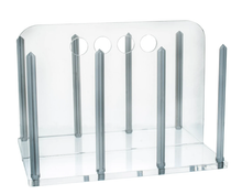Load image into Gallery viewer, Petri Dish Rack For 90 mm Clear Acrylic Hold up to 60 Dishes (Pack of 1)