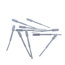 Load image into Gallery viewer, Pasteur Pipette 0.5 ml Disposable Plastic Transfer Pipette Pack of 100 Pcs for Laboratory Use, Dropper, Ink Filler Transfer Tube for Chemistry, Biology &amp; Sample Transfer, 7.5 cm length
