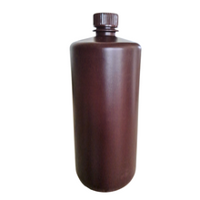 Load image into Gallery viewer, Reagent Bottle (Narrow Mouth) HDPE Plastic mold Plastic Amber color 1000 ml (Pack of 1)
