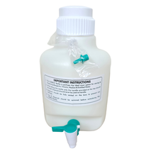 Load image into Gallery viewer, Carboy 5 litre with stop cock pack of 1 polypropylene lab chemical storage container | leak-resistant dispensing tap reagent &amp; liquid storage bottle for laboratory, industrial &amp; research use
