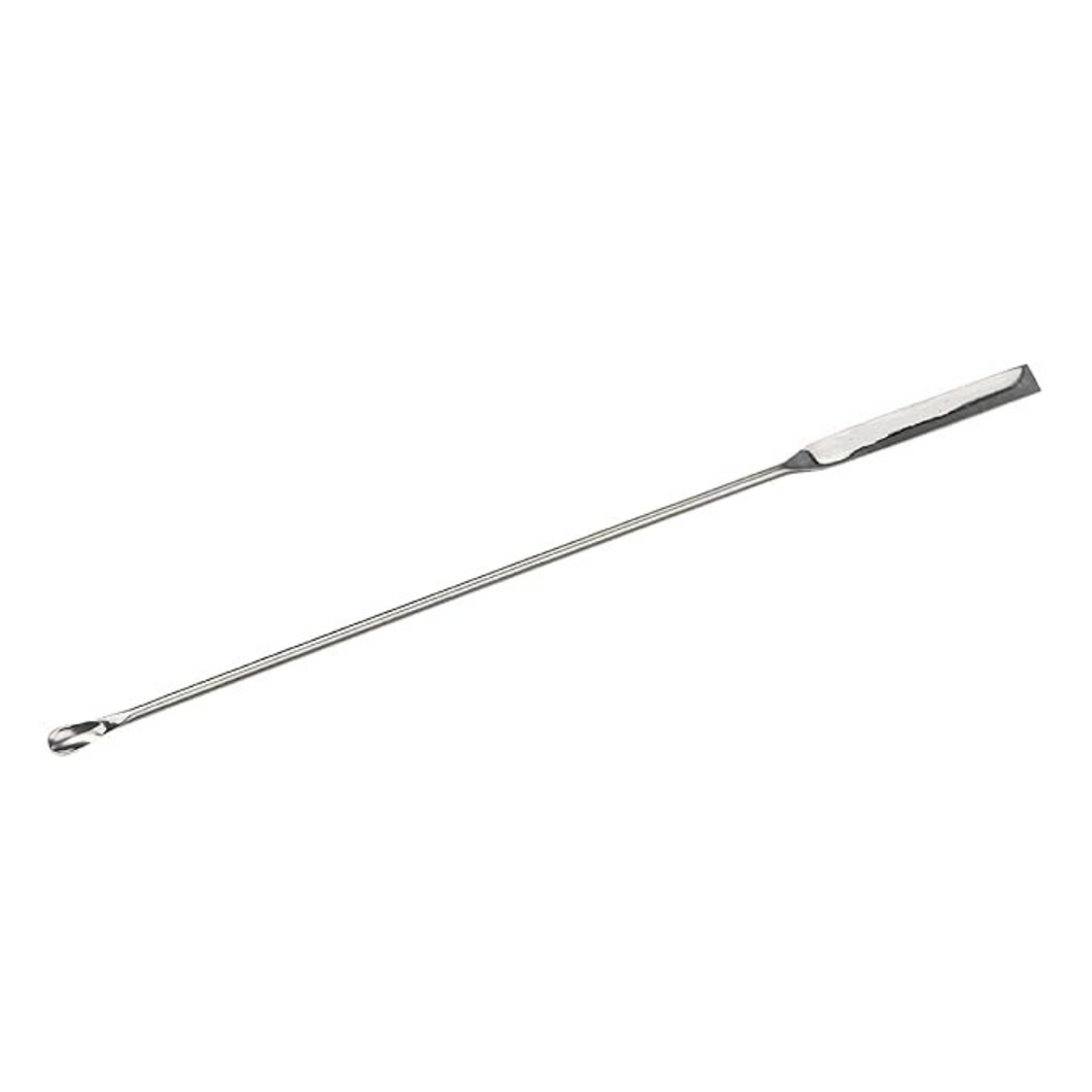 Micro Spatula wire Type 8 inch or 210 mm Pack of 1 Stainless Steel One Side Spoon and One Side Flat For Laboratory