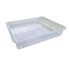 Load image into Gallery viewer, Laboratory Tray 27.5 x 22.5 x 6 cm Pack of 2 | Plastic lab Utility Tray with Raised Edges transperant | lab Instrument &amp; Equipment Tray | Medical, Pharmacy, Dental &amp; Research lab Tray

