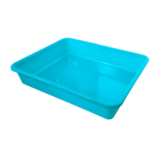 Load image into Gallery viewer, Laboratory Tray 24 x 19 x 4.5 cm Pack of 2 | Plastic lab Utility Tray with Raised Edges Sky Blue Color | lab Instrument &amp; Equipment Tray | Medical, Pharmacy, Dental &amp; Research lab Tray
