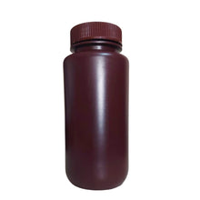 Load image into Gallery viewer, Reagent Bottle (Wide Mouth) Amber color Plastic 500 ml Pack of 1

